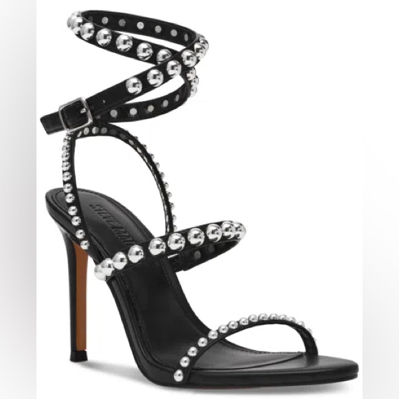 Nwt Steve Madden Teena Embellished High-Heel Dress Sandals